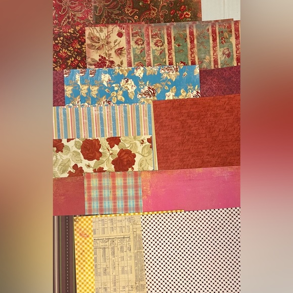 Scrapbooking, mixed media, art bundle of speciality papers & card stock. - Picture 4 of 6